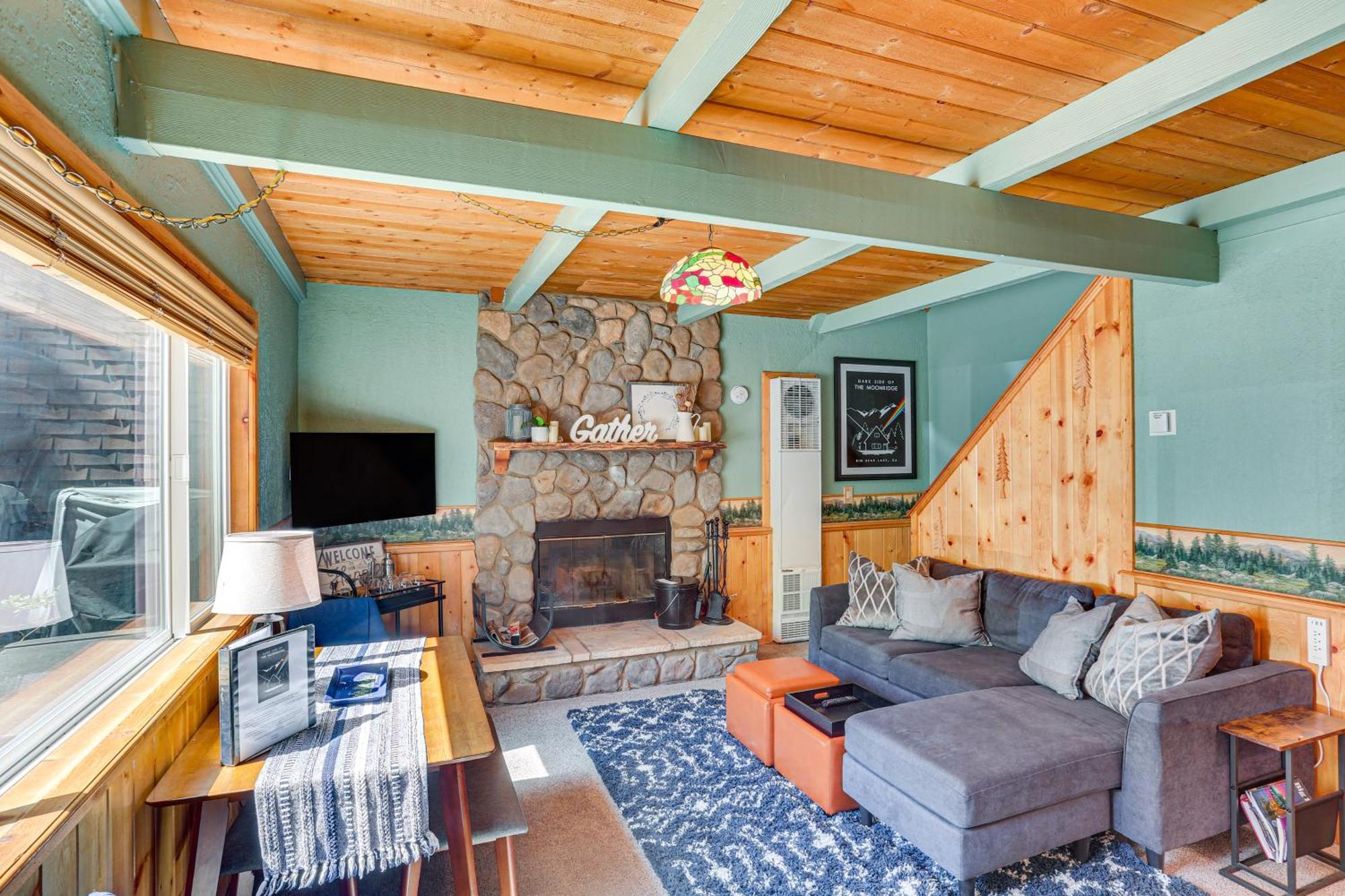 فيلا Big Bear Lake Cabin About 1 Mi To Snow Summitandbig Bear المظهر الخارجي الصورة